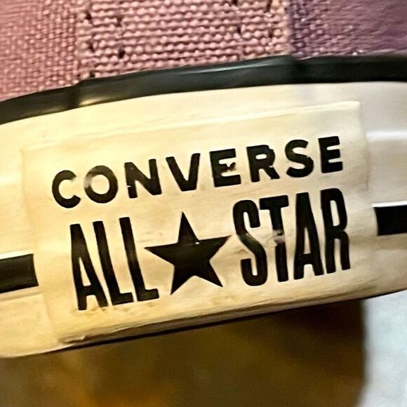 All Star Converse Girl’s Purple Chuck Taylor Zip High Tops 12.5 - Picture 4 of 13